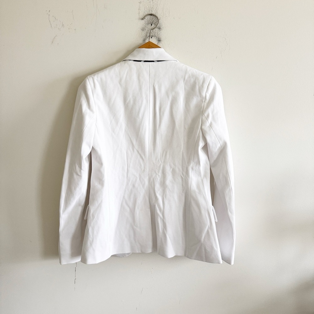 Polo Ralph Lauren monogram crest white blazer with silver buttons Size 2 NWT - Picture 5 of 10